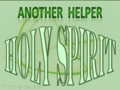 John 14:16 Another Helper (green)